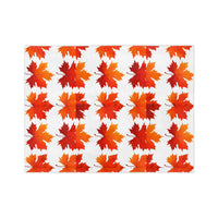 Maple Leaf  Velveteen Microfiber Blanket