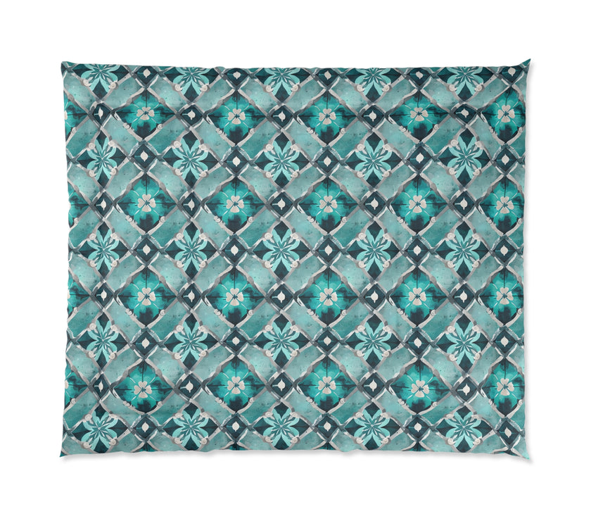 Bohemian Comforter, Stylish Bedspread for Cozy Bedrooms, Floral Patterned Bedding for Home Decor, Perfect for Gifting