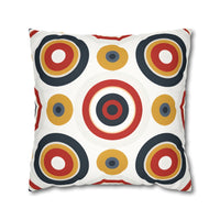 Colorful Faux Suede Square Pillowcase
