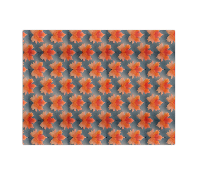 Maple Leaf Velveteen Microfiber Blanket