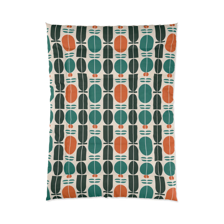 Boho Geometric Comforter - Cozy Bedding, Modern Throw Blanket, Home Decor, Gift for Him/Her, Bedroom Makeover