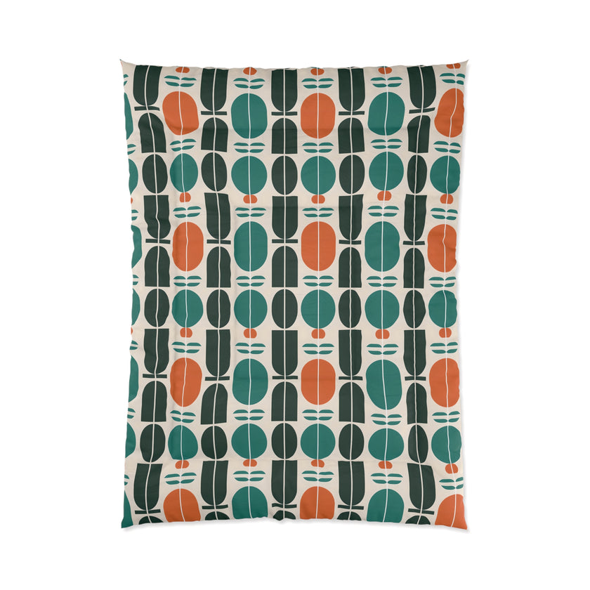 Boho Geometric Comforter - Cozy Bedding, Modern Throw Blanket, Home Decor, Gift for Him/Her, Bedroom Makeover