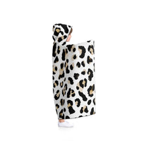 Cozy Leopard Hooded Blanket, Perfect for Snuggling, Movie Nights, Home Decor, Gift for Animal Lovers, Winter Comfort