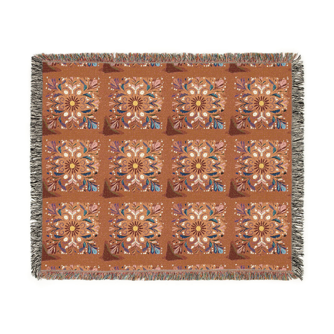 Bohemian Woven Blanket, Cozy Home Decor, Warm Throw, Festival Picnic Blanket, Gift for Her, Autumn Vibes, Boho Chic