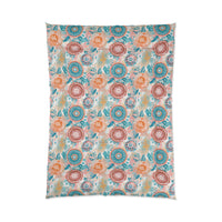 Floral Comforter, Cozy Bedroom Decor, Boho Bedding, Gift for Her, Spring Home Decor, Flower Pattern Comforter
