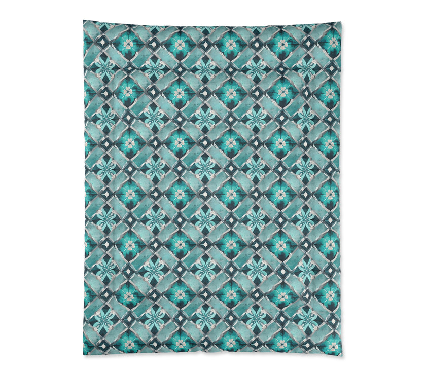 Bohemian Comforter, Stylish Bedspread for Cozy Bedrooms, Floral Patterned Bedding for Home Decor, Perfect for Gifting