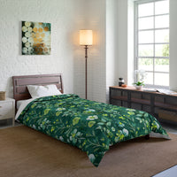Botanical Garden Comforter, Cozy Floral Bedding, Greenery Home Decor, Bedroom Makeover, Spring Vibes, Gift for Nature Lovers