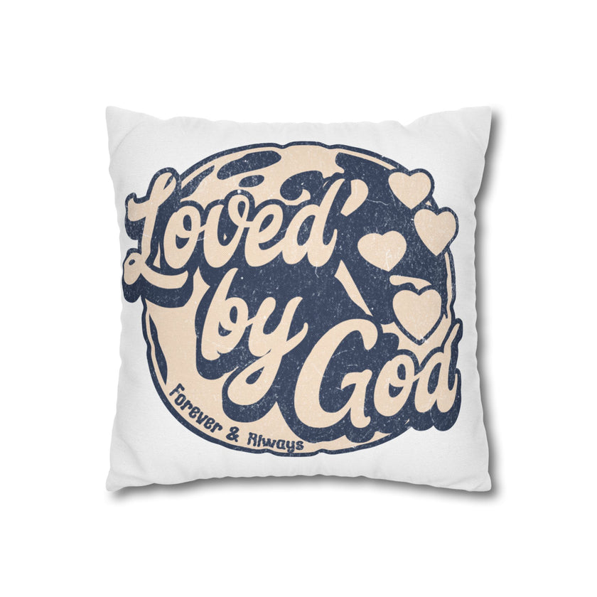 Loved By God Square Pillowcase