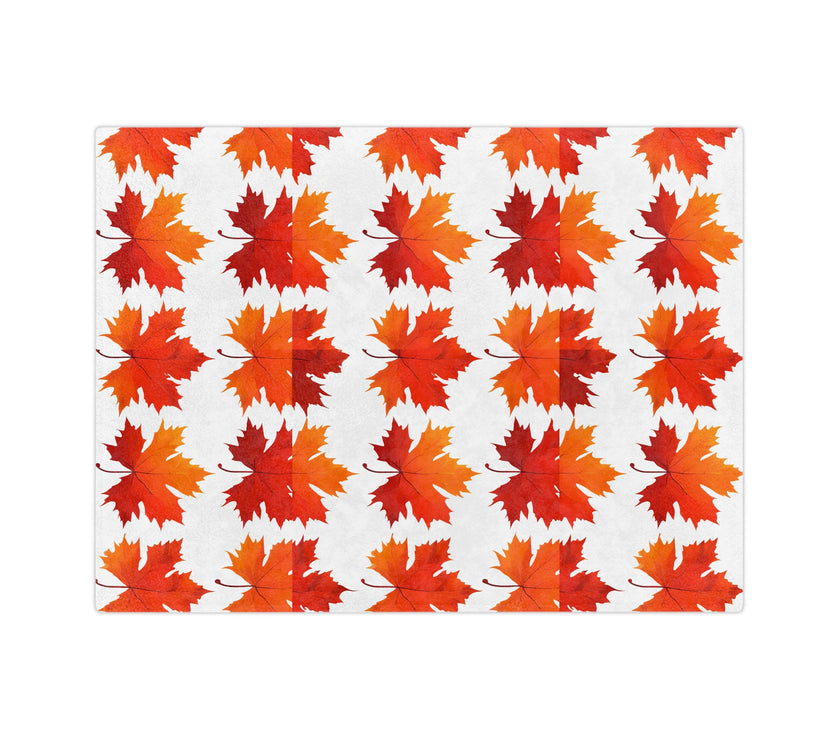 Maple Leaf  Velveteen Microfiber Blanket