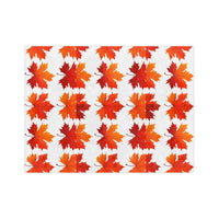 Maple Leaf  Velveteen Microfiber Blanket