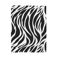 Zebra lines Velveteen Plush Blanket
