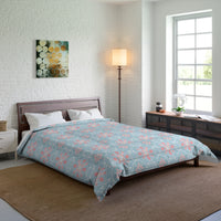 Floral Pattern Comforter | Cozy Bedroom Decor, Lightweight Bedding, Boho Chic Style, Spring Refresh, Housewarming Gift