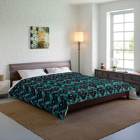 Geometric Pattern Comforter - Cozy Bedding for Home Decor, Modern Bedroom, Gift for New Homeowners, Stylish Room Makeover, Perfect for Bed