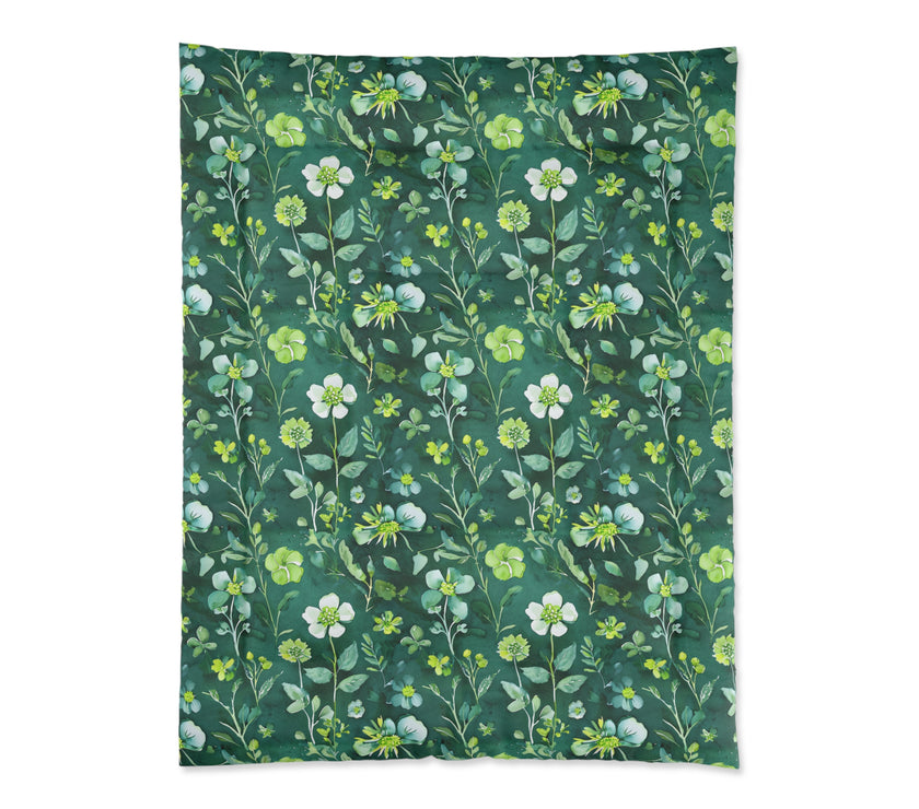 Botanical Garden Comforter, Cozy Floral Bedding, Greenery Home Decor, Bedroom Makeover, Spring Vibes, Gift for Nature Lovers