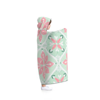 Floral Hooded Blanket for Cozy Comfort, Perfect for Lounging, Gift for Holidays, Home Decor, Soft Throw