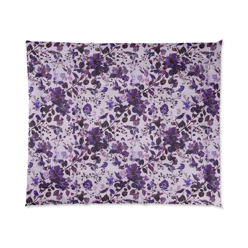 Floral Comforter, Cozy Bedding, Spring Decor, Bedroom Makeover, Gift for Her, Boho Home