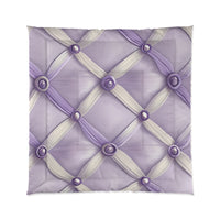 Elegant Lavender Comforter Set, Cozy Bedroom Decor, Stylish Bedding, Wedding Gift, Home Sweet Home, Light Purple Bedspread